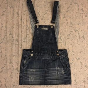 Miss Me Jeans Mini skirt overalls